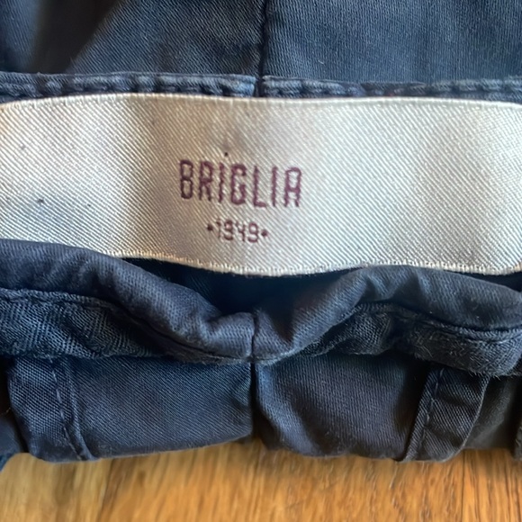 Briglia 1949 Men Slim Fit Navy Chino Pants Made In Italy 32x 30 - Picture 10 of 11